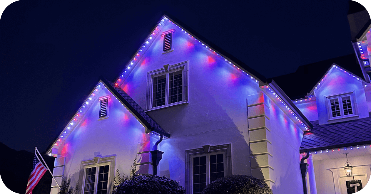 holiday lighting installation example 1