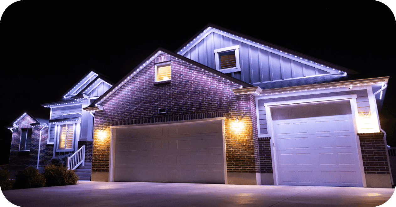 Security lighting installation